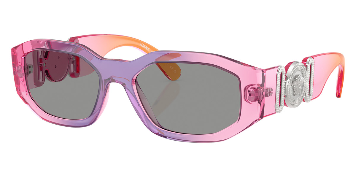 Color: Gradient Pink/Violet/Orange (5537/1) - Versace VE43615537/153