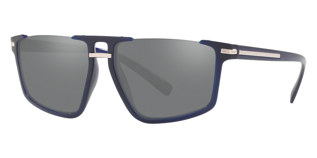 Versace Sunglasses VE4363 Blue Silver 106/6G New Authentic