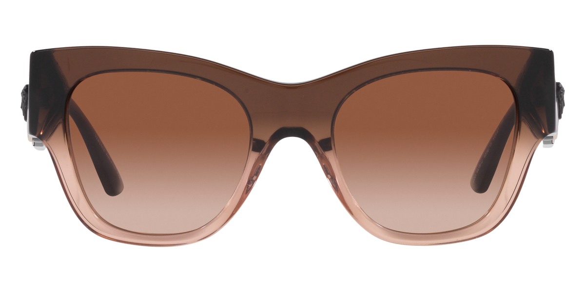 Versace™ VE4415U 533213 52 Transparent Brown Gradient Beige Sunglasses