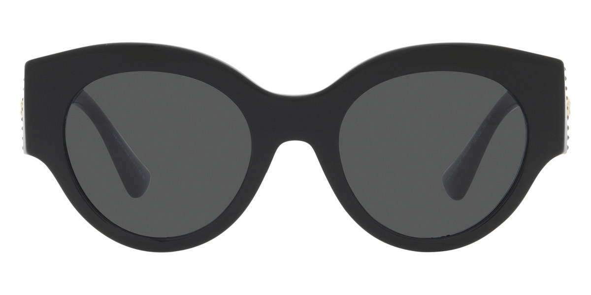 Versace™ VE4438BF GB1/87 52 Black Sunglasses