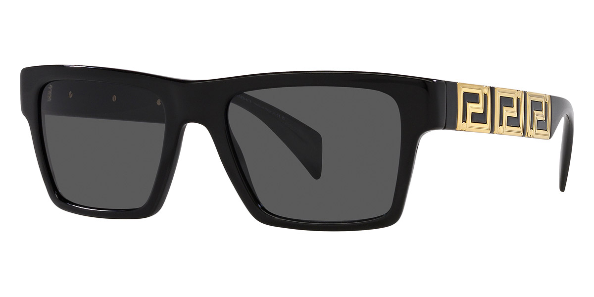 Versace™ VE4445 GB1/87 54 Black Sunglasses
