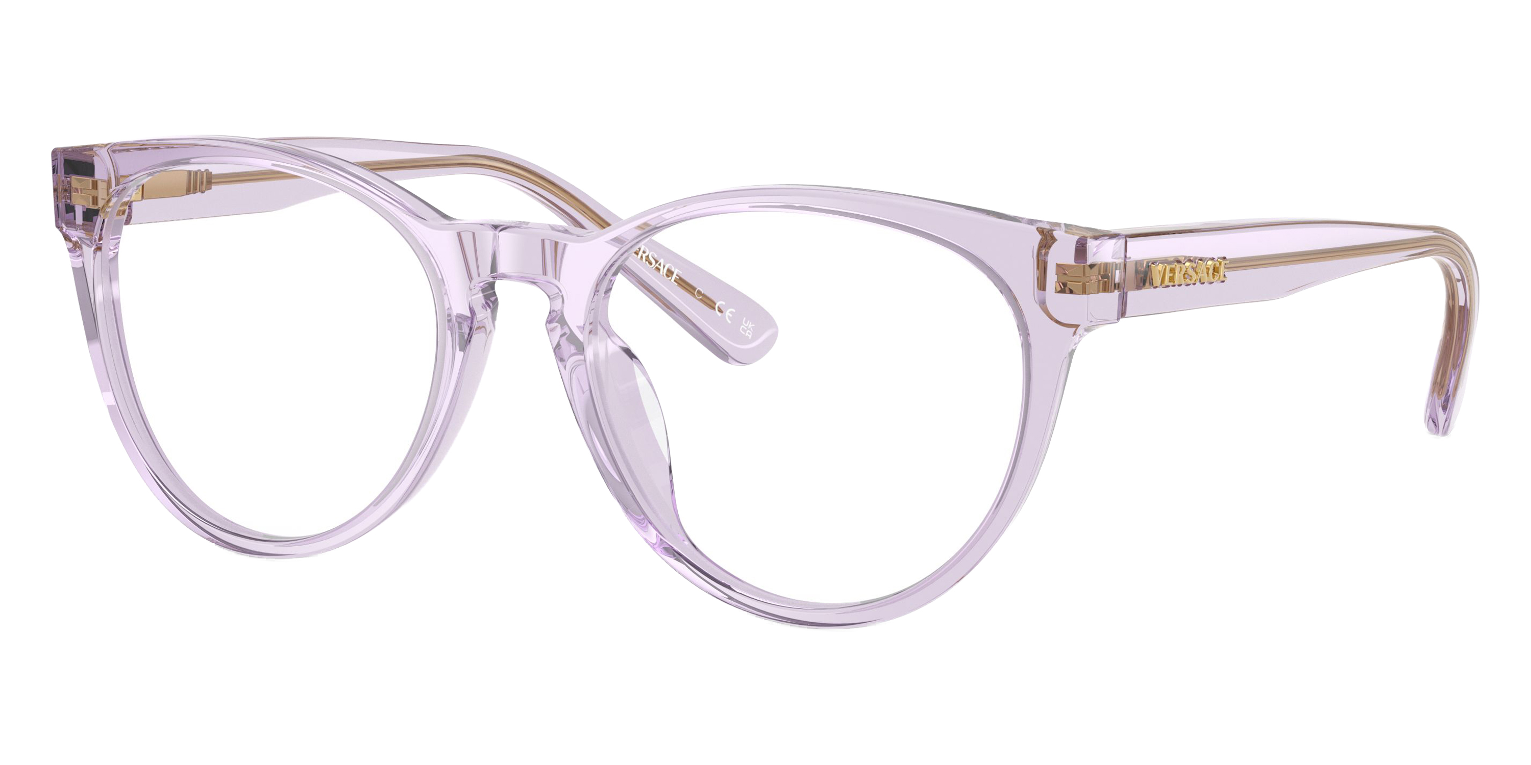 Color: Pink Transparent (5372) - Versace VK3321U537246