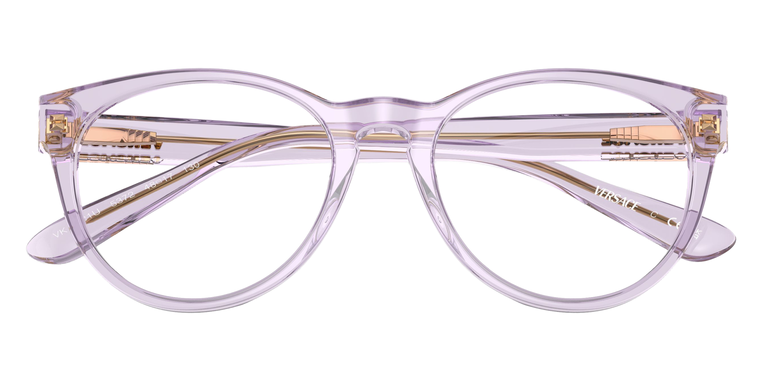 Color: Pink Transparent (5372) - Versace VK3321U537246