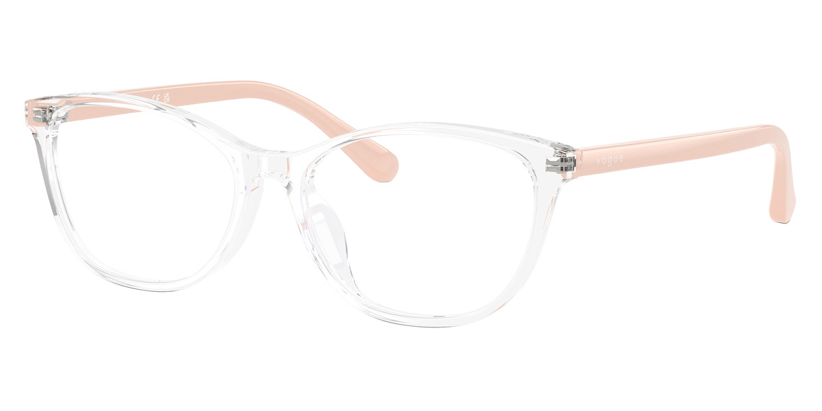 Color: Transparent/Full Pink (W745) - Vogue Eyewear VO5502DW74554
