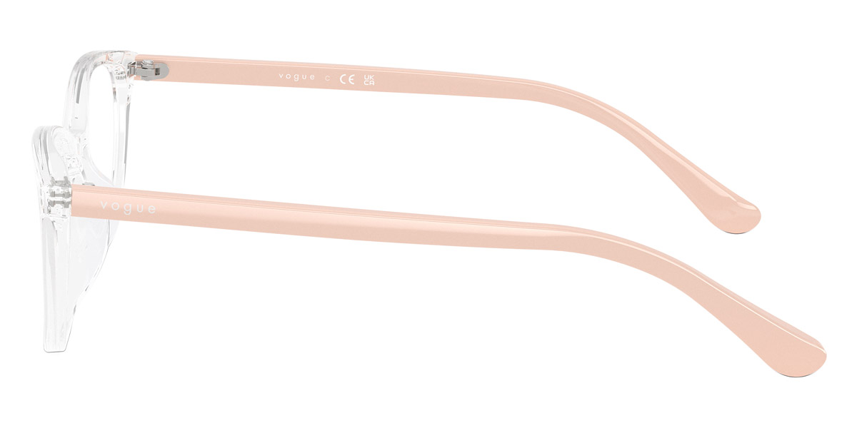 Color: Transparent/Full Pink (W745) - Vogue Eyewear VO5502DW74554
