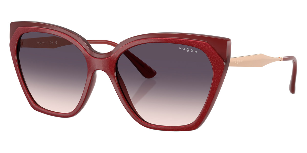 Color: Top Red/Opal Red/Rose Gold (322136) - Vogue Eyewear VO5521S32213657