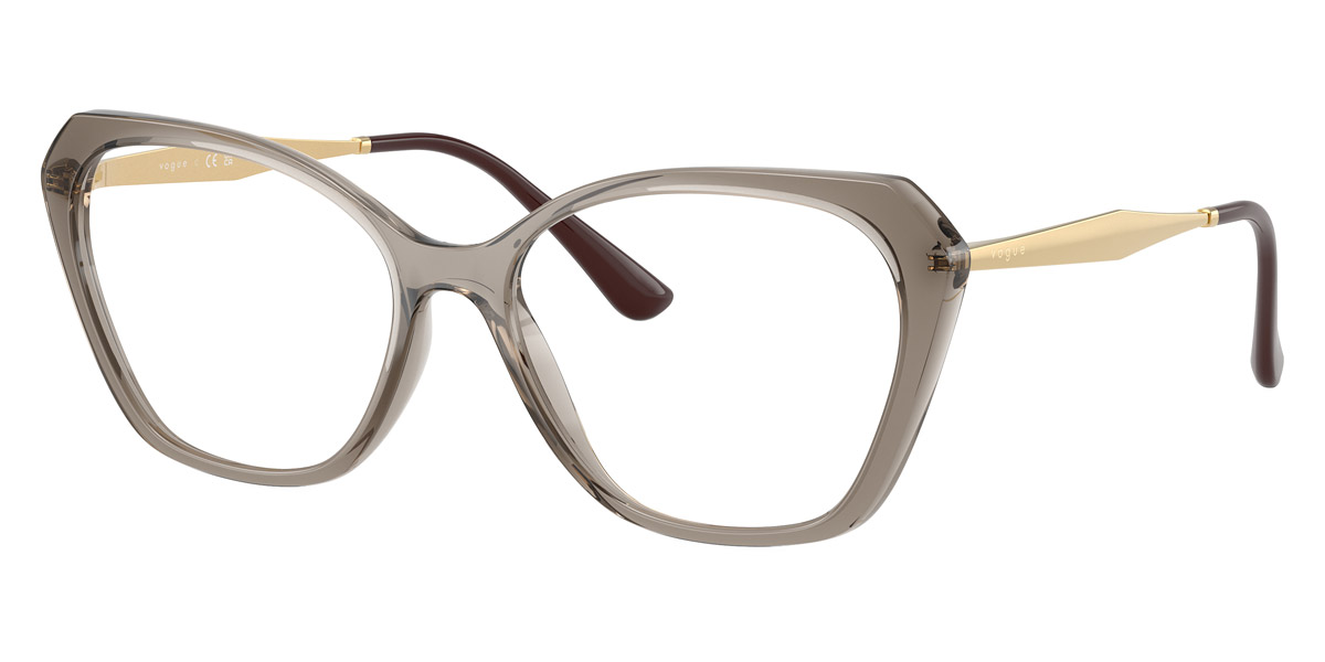 Color: Transparent Brown/Gold (3156) - Vogue Eyewear VO5522315652