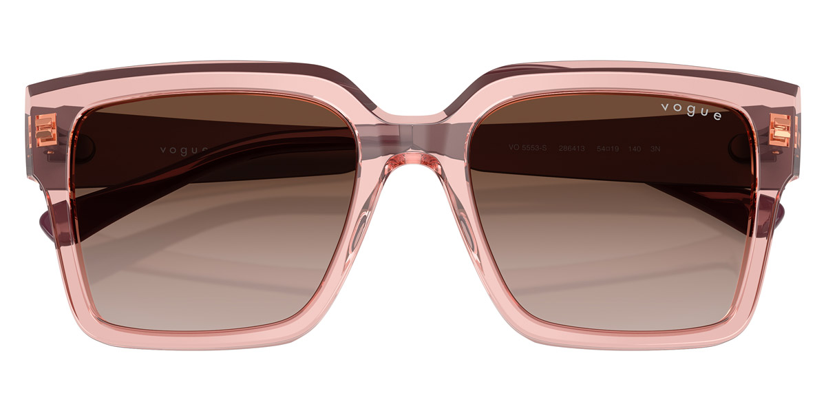 Color: Transparent Dark Pink/Matte Purple/Rose Gold (286413) - Vogue Eyewear VO5553S28641354