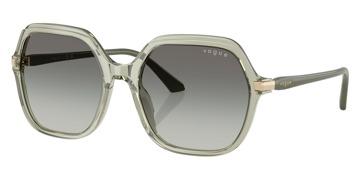 Color: Transparent Green/Full Military Green (302211) - Vogue Eyewear VO5561S30221156
