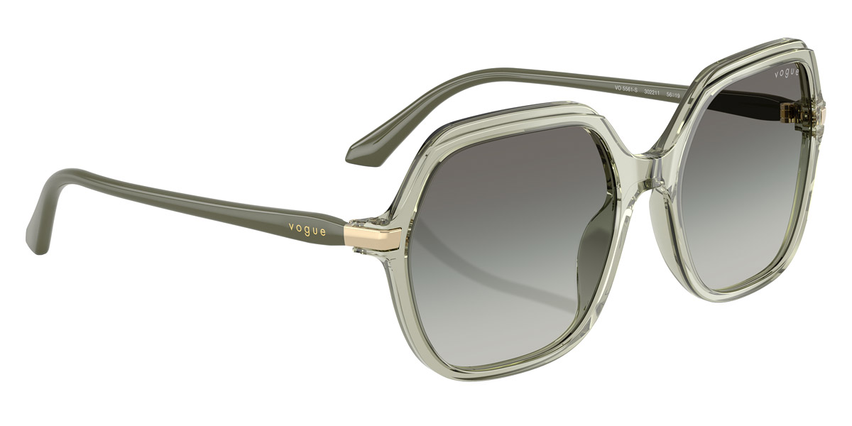 Color: Transparent Green/Full Military Green (302211) - Vogue Eyewear VO5561S30221156