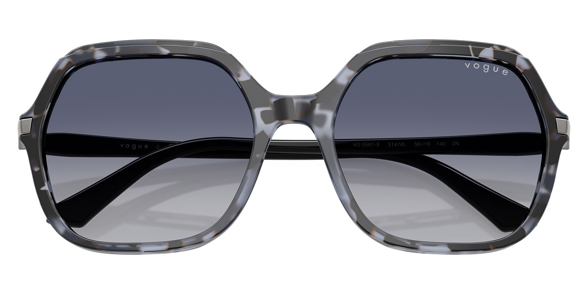 Color: Blue Tortoise/Black (31474L) - Vogue Eyewear VO5561S31474L56