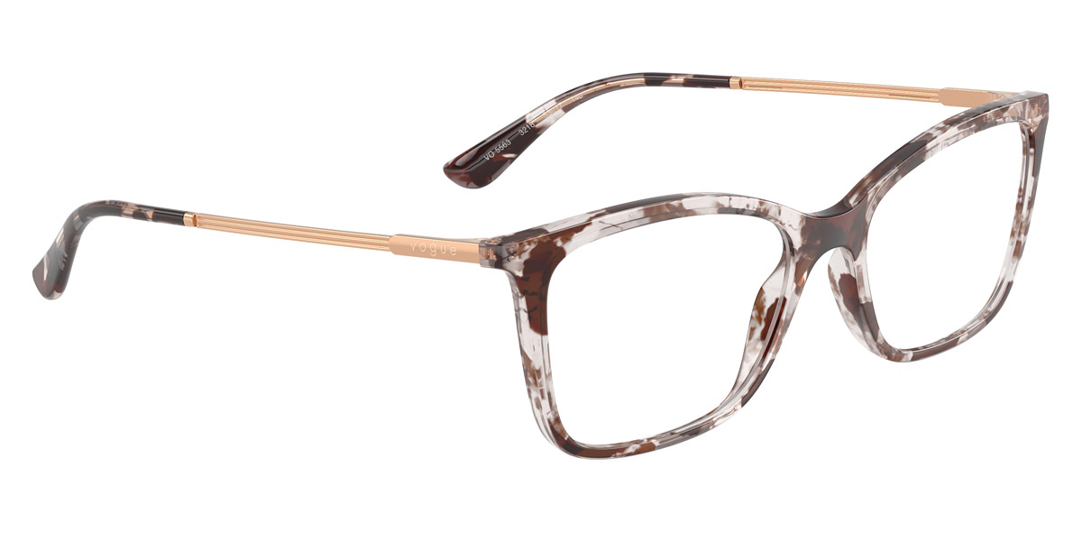 Color: Gray Havana/Rose Gold (3218) - Vogue Eyewear VO5563321851