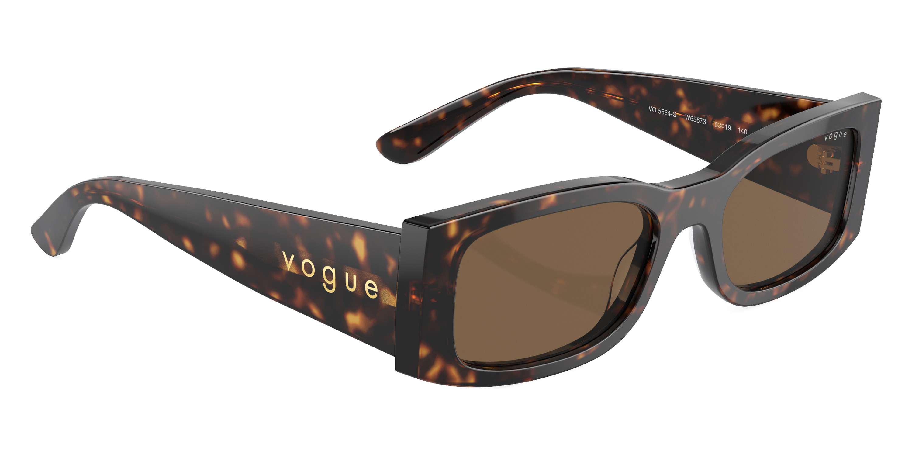 Color: Dark Havana (W65673) - Vogue VO5584SW6567353
