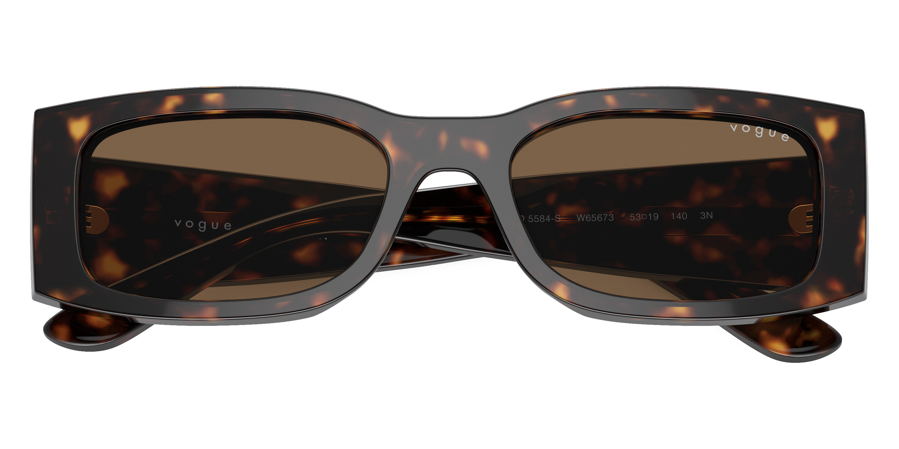 Color: Dark Havana (W65673) - Vogue VO5584SW6567353
