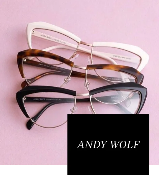 The Allure of Andy Wolf Cat-Eye Eyeglasses
